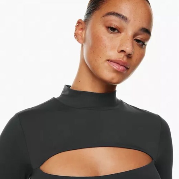 Aritzia Babaton⎜VARO CONTOUR BODYSUIT⎜BLACK - Picture 4 of 14